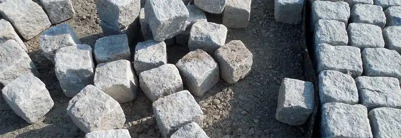 Укладка бордюров